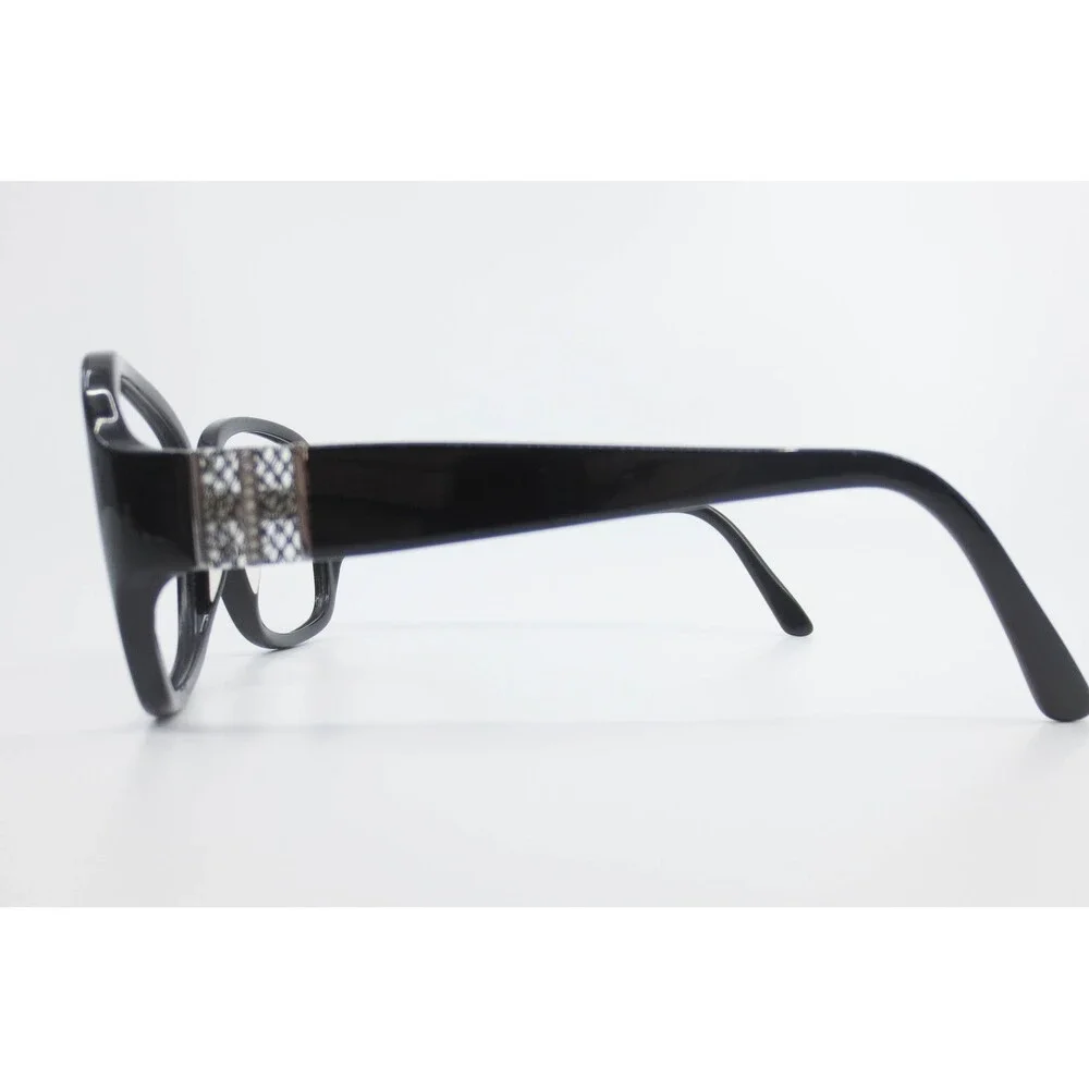 Bebe Lovely BB7134 001 Jet Black Square Eyeglasses Frames 57-17-130 Womens